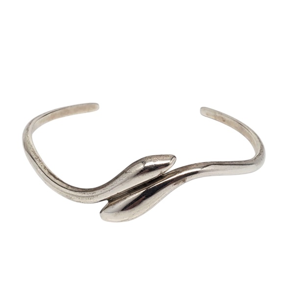 RLM Sterling Silver Snake Cuff Bracelet #21199 - Picture 1 of 11